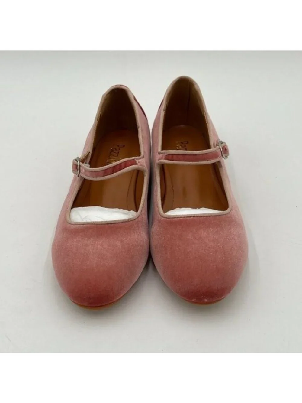 Pazzion Pink Cute Closed Toe Mary Jane Flats Strappy Slip On Pumps Walking Shoes